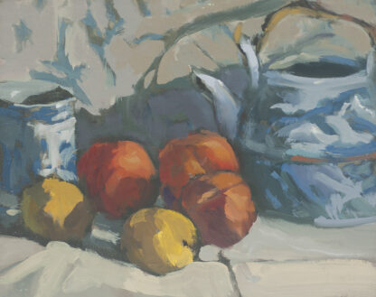 Lolly’s Teapot with Fruit by Erin Lee Gafill