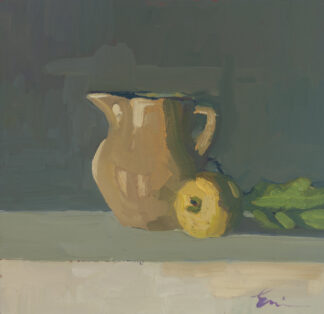 Milk Pitcher with Lemon I by Erin Lee Gafill