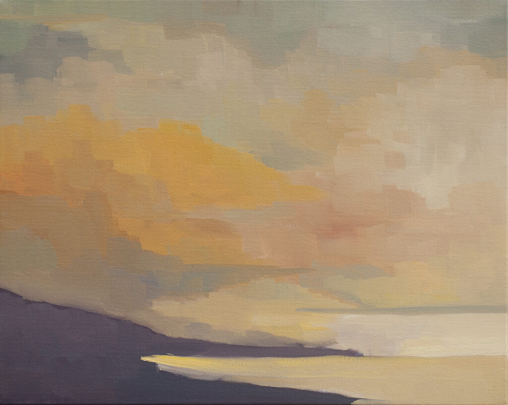 Clouds, Coast, Dusk by Erin Lee Gafill