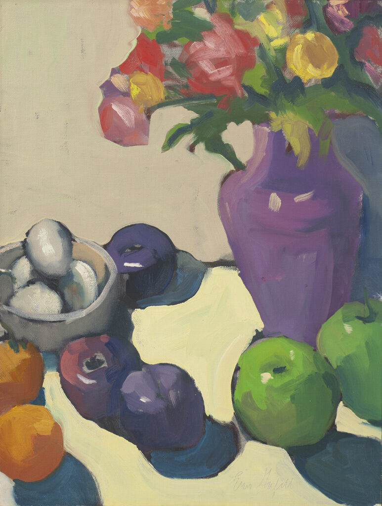 Kitchen Still Life with Purple Vase by Erin Lee Gafill