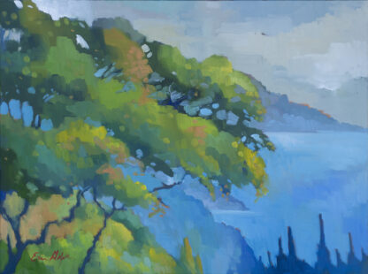 Oak Tree at Nepenthe, Quiet Day by Erin Lee Gafill