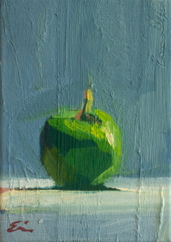 Green Apple, Stem II by Erin Lee Gafill