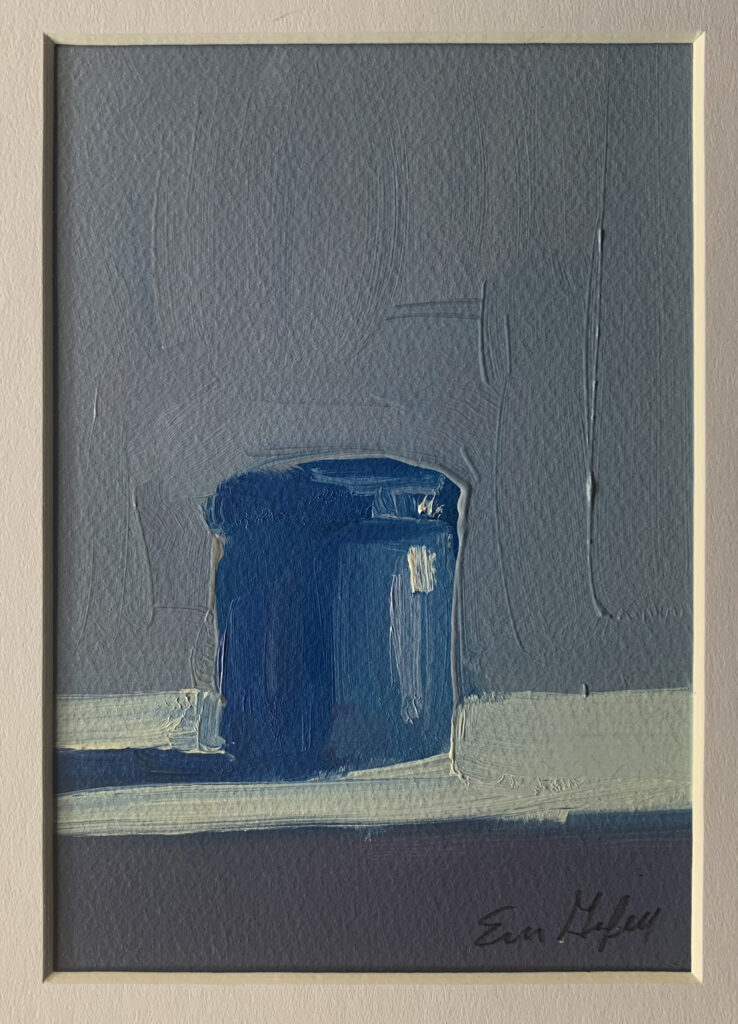 Cobalt Jar with Shadow by Erin Lee Gafill