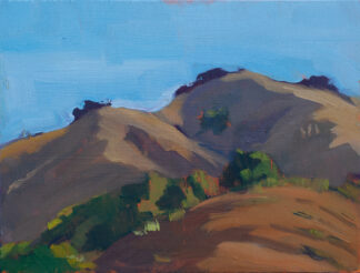 Santa Lucia Mountains, Morning at Nepenthe by Erin Lee Gafill