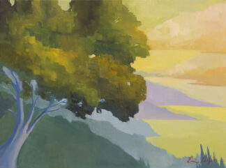 Oak Tree at Nepenthe, Early Light by Erin Lee Gafill