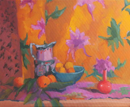 Still Life with Indian Cloth by Erin Lee Gafill