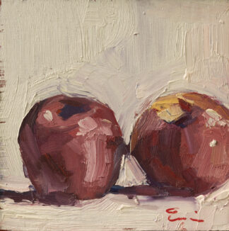 Pair of Red Apples by Erin Lee Gafill