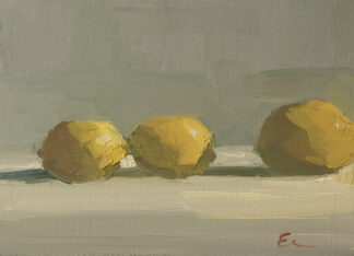 Three Lemons all in a Row by Erin Lee Gafill