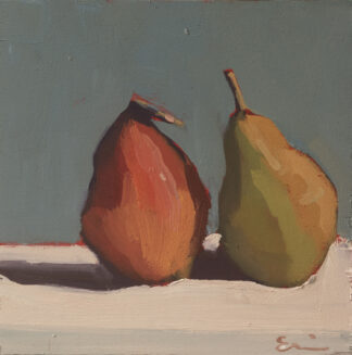 Two Pears, Leaning in by Erin Lee Gafill