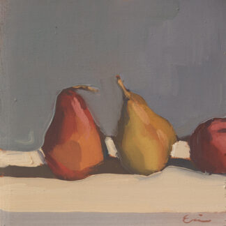 Two Pears and an Apple by Erin Lee Gafill