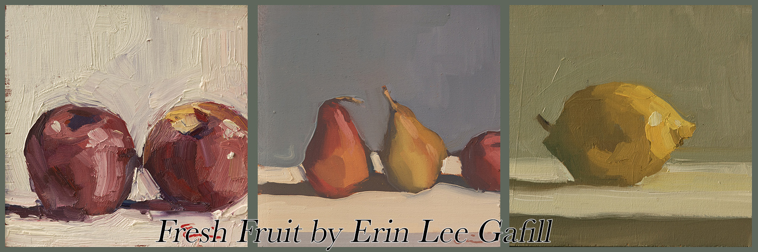 Fresh Fruit Paintings by Erin Lee Gafill