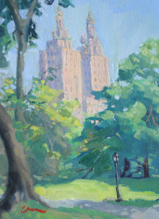 Twin Towers, Central Park II by Erin Lee Gafill