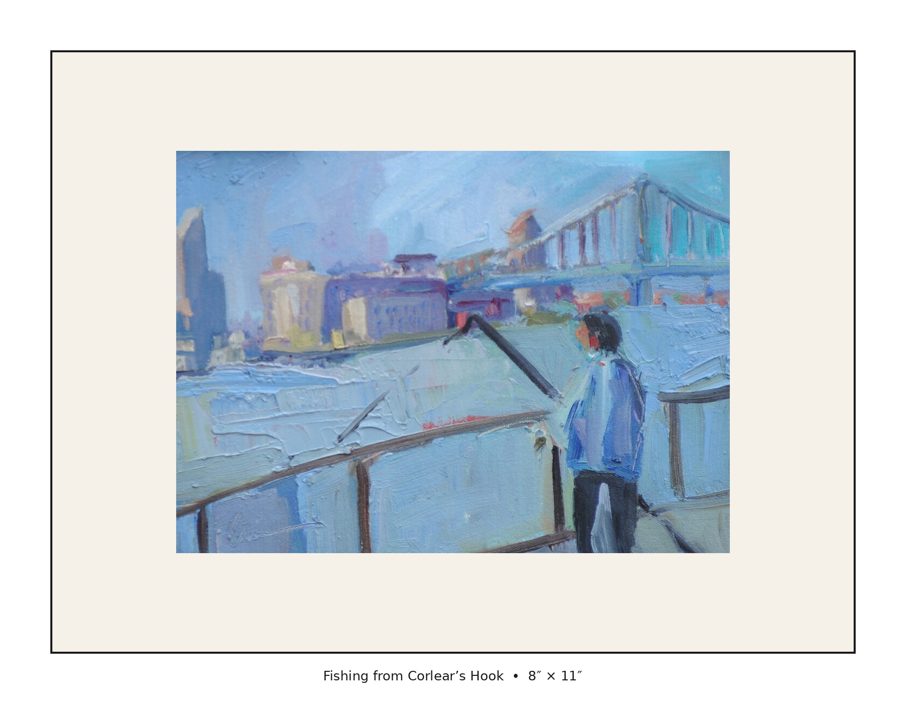 Fishing from Corlear's Hook