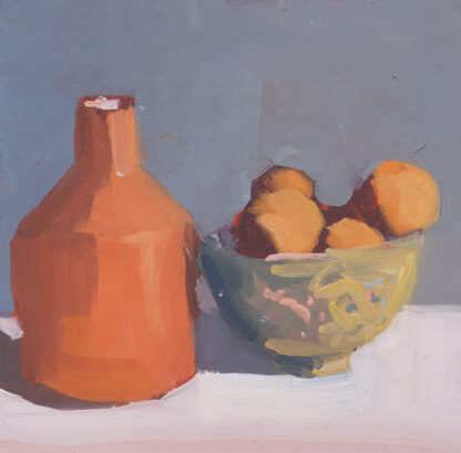 Orange Jar with Tangerines by Erin Lee Gafill