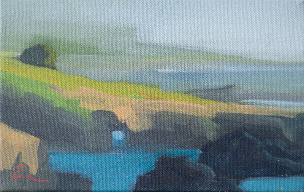 The Cove, Foggy Day by Erin Lee Gafill