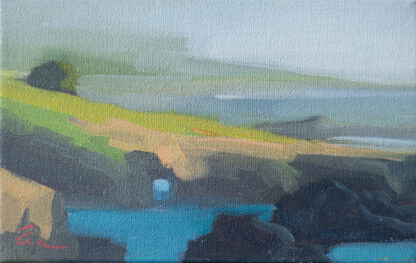 The Cove, Foggy Day by Erin Lee Gafill
