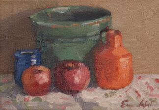 Still Life with Green Pot by Erin Lee Gafill