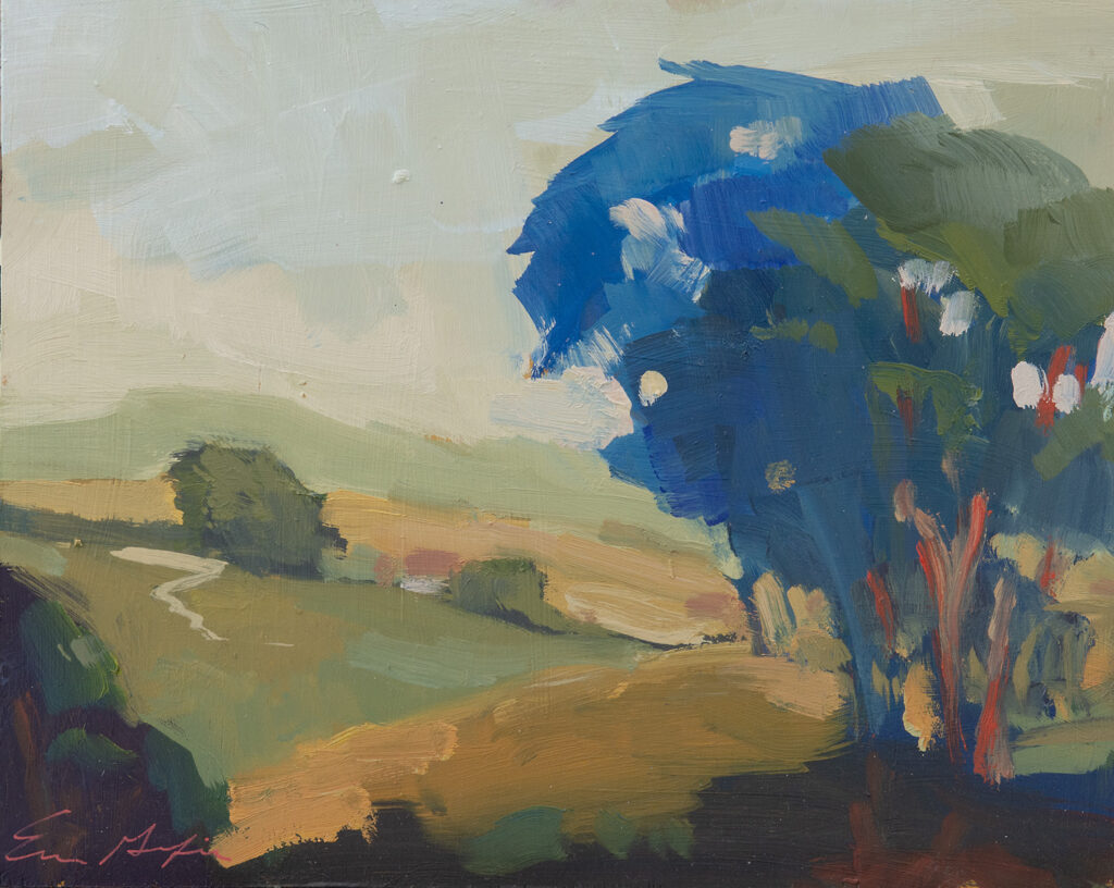 Eucalyptus on the Hill, Marin California by Erin Lee Gafill