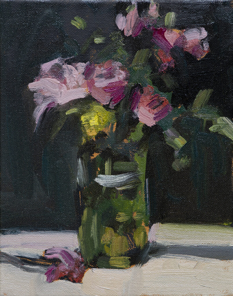 "Posy in a Glass" II" After Manet by Erin Lee Gafill