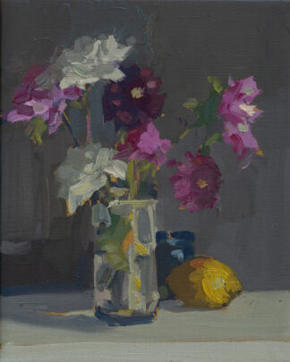 Still Life with Dahlias by Erin Lee Gafill