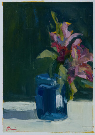 Posy, Cobalt Jar by Erin Lee Gafill