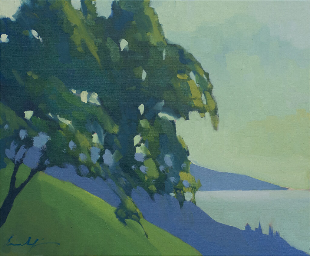 Oak on the Hill, Big Sur by Erin Lee Gafill